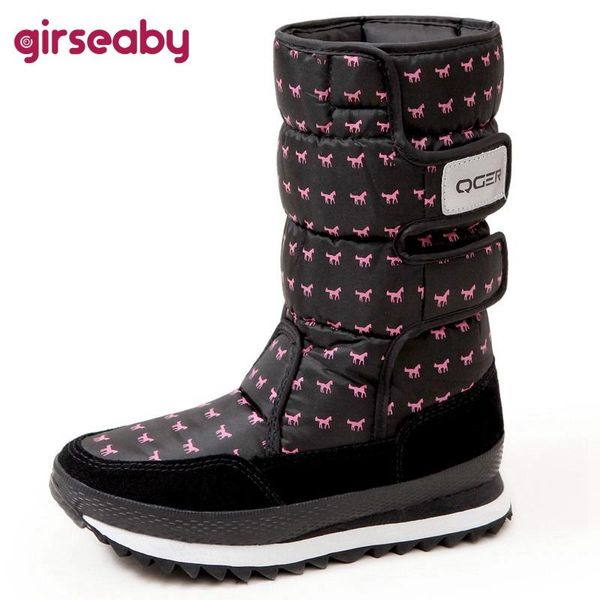 girseab mid-calf women boots animal prints waterproof winter boots female thermal shoes anti-slip wearable snow botas s616, Black
girseab mid-calf women boots animal prints waterproof winter boots female thermal shoes anti-slip wearable snow botas s616, Black