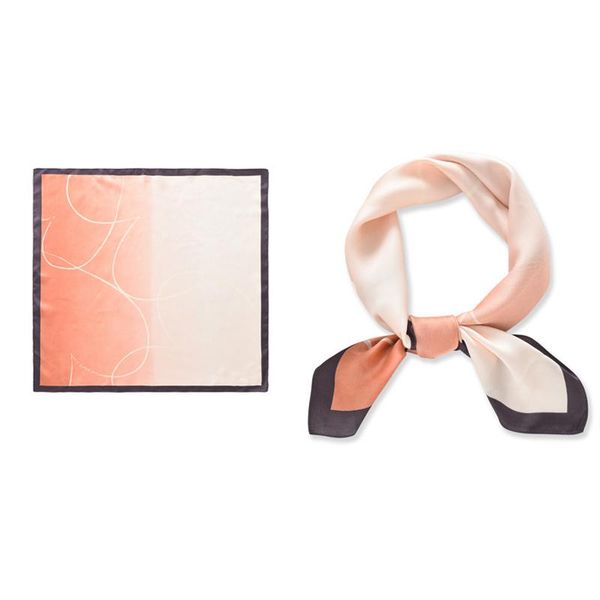 70*70cm small square towel fashion gradient style small scarf versatile decoration, Blue;gray
70*70cm small square towel fashion gradient style small scarf versatile decoration, Blue;gray