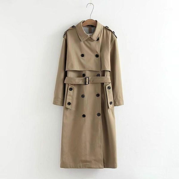 women fashion long coat fashion wind long double breasted trench coat women windbreaker female minimal1, Tan;black
women fashion long coat fashion wind long double breasted trench coat women windbreaker female minimal1, Tan;black