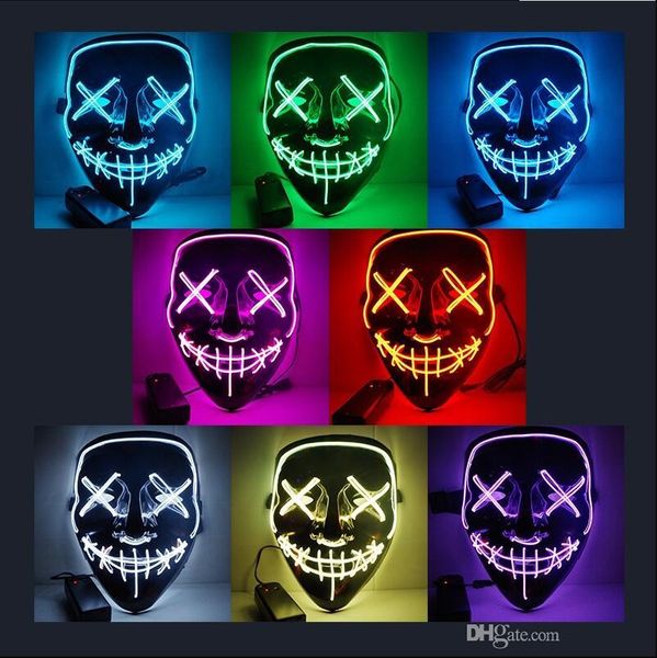 halloween horror mask led glowing masks purge masks election mascara costume dj party light up masks glow in dark 10 colors ing
halloween horror mask led glowing masks purge masks election mascara costume dj party light up masks glow in dark 10 colors ing