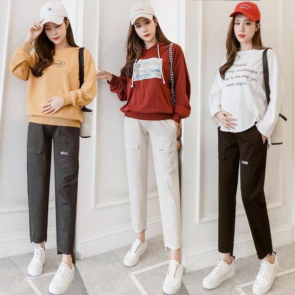 pregnant women winter pregnant women's pants autumn and winter 2020 new style thick woolen harem pants outer wear leggings for p, White 
pregnant women winter pregnant women's pants autumn and winter 2020 new style thick woolen harem pants outer wear leggings for p, White