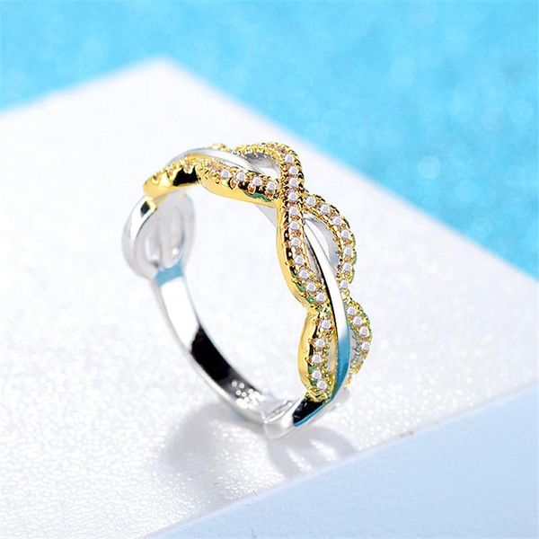 trendy female white round crystal jewelry charm gold silver color engagement ring dainty hollow wave wedding rings for women, Slivery;golden
trendy female white round crystal jewelry charm gold silver color engagement ring dainty hollow wave wedding rings for women, Slivery;golden