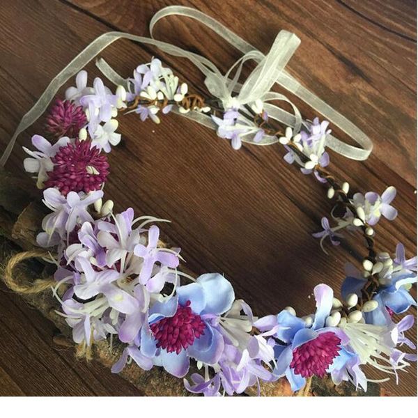 handmade bridal wedding flower wreath holiday hair headdress flower crown korean hair accessories adjustable party qylabc
handmade bridal wedding flower wreath holiday hair headdress flower crown korean hair accessories adjustable party qylabc