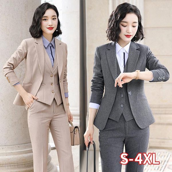 women pant suits set office ladies work wear women pant suits formal female blazer jacket vest trousers 3 pieces1, White;black
women pant suits set office ladies work wear women pant suits formal female blazer jacket vest trousers 3 pieces1, White;black