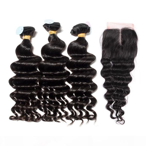 deep loose hair bundle with lace closure unprocessed peruvian natural black human hair extension weave with frontal for women brazilian hair
deep loose hair bundle with lace closure unprocessed peruvian natural black human hair extension weave with frontal for women brazilian hair