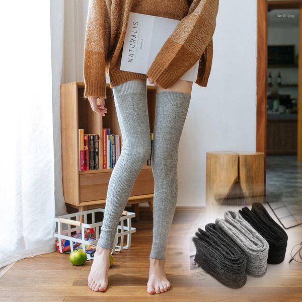 autumn and winter wear wool socks over the knee women's thickened warm kneecap twist long tube leg protection wool foot cover1, Black;white
autumn and winter wear wool socks over the knee women's thickened warm kneecap twist long tube leg protection wool foot cover1, Black;white