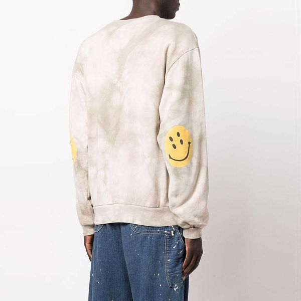 men's hoodies kapital pingtian and honggao street tie dyed smiling face round neck pullover men's loose female couple's sweat, Black
men's hoodies kapital pingtian and honggao street tie dyed smiling face round neck pullover men's loose female couple's sweat, Black