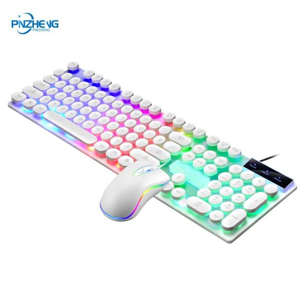 pinzheng wired keyboard and mouse combo set round floating design keycap colorful lights backlight keyboard for desklaptop 
pinzheng wired keyboard and mouse combo set round floating design keycap colorful lights backlight keyboard for desklaptop