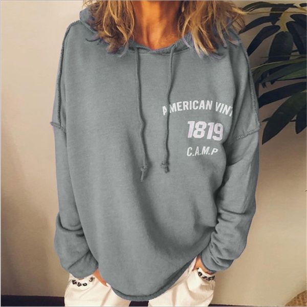 2020 autumn and t-shirt sweater winter women's t-shirt new women's loose long sleeve letter printed hooded sweater fiyhs, Black
2020 autumn and t-shirt sweater winter women's t-shirt new women's loose long sleeve letter printed hooded sweater fiyhs, Black