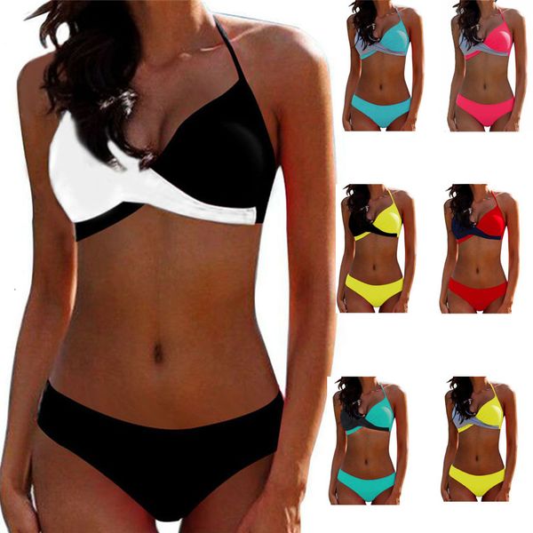 muzhi new women hard pack split swimsuit color matching bikini large black and white, White;black
muzhi new women hard pack split swimsuit color matching bikini large black and white, White;black
