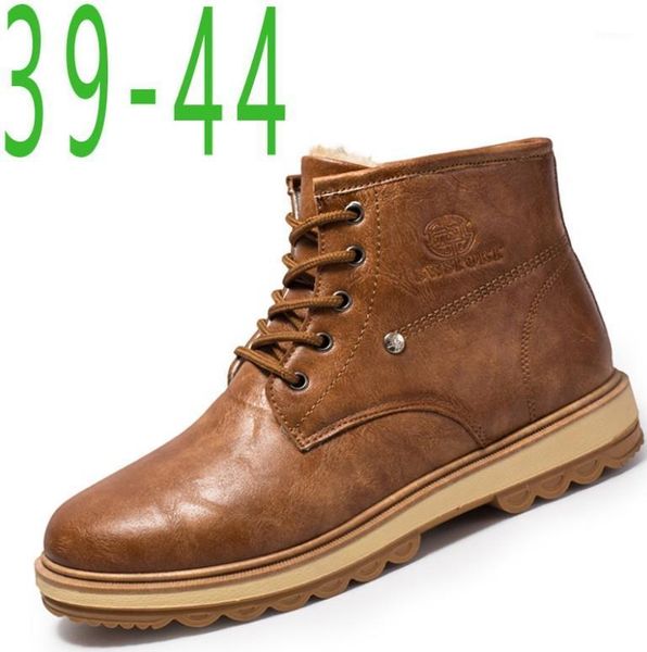 2020 warm men's winter pu leather walking boots men non-slip snow high upper boots casual retro shoes for men plush boot1, Black
2020 warm men's winter pu leather walking boots men non-slip snow high upper boots casual retro shoes for men plush boot1, Black