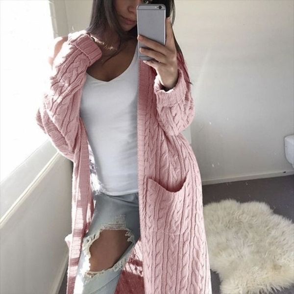 zadorin women long cardigan solid long sleeve jumper sweater autumn winter warm female knitted korean sweater cute clothes 201202, White;black
zadorin women long cardigan solid long sleeve jumper sweater autumn winter warm female knitted korean sweater cute clothes 201202, White;black