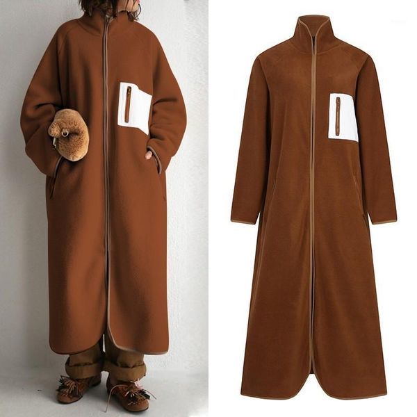 women's long jackets zanzea warm winter fluffy fleece outwear long sleeve overcoats female zip patchwork coats oversized 5xl1, Black;brown
women's long jackets zanzea warm winter fluffy fleece outwear long sleeve overcoats female zip patchwork coats oversized 5xl1, Black;brown