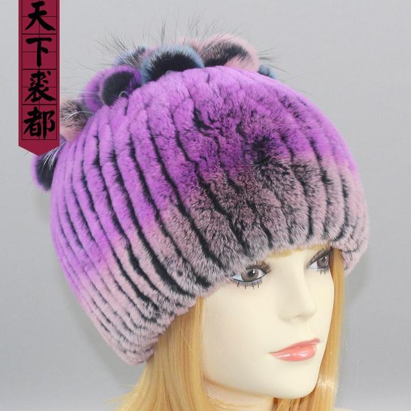beanie/skull caps elastic knit real rex fur hats winter women warm natural lady 100%genuine, Blue;gray
beanie/skull caps elastic knit real rex fur hats winter women warm natural lady 100%genuine, Blue;gray