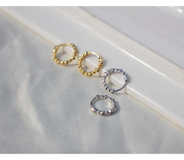 hoop & huggie 925 sterling silver earring fashion zircon round ear ring bone buckle temperament retr wild personality girl jewelry, Golden;silver
hoop & huggie 925 sterling silver earring fashion zircon round ear ring bone buckle temperament retr wild personality girl jewelry, Golden;silver
