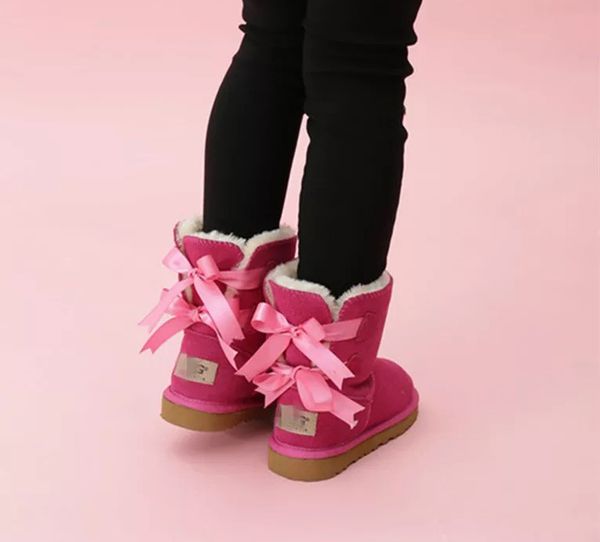 kids bailey 2 bows boots genuine leather toddlers snow boots solid botas de nieve winter girls footwear toddler girls boots, Black;grey
kids bailey 2 bows boots genuine leather toddlers snow boots solid botas de nieve winter girls footwear toddler girls boots, Black;grey