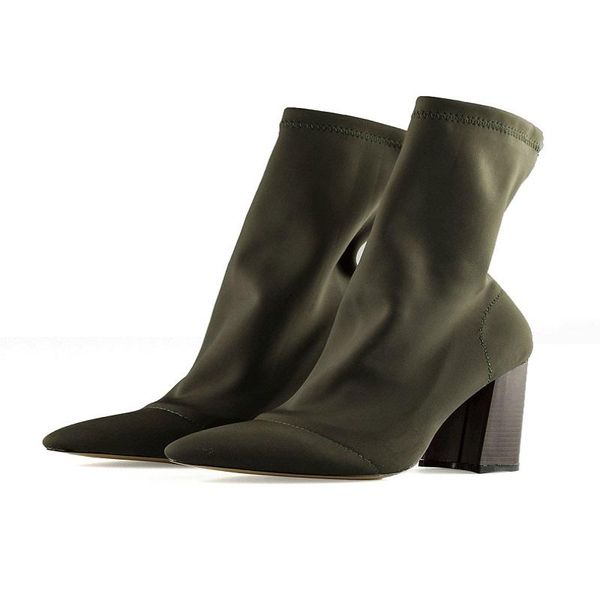 2020 autumn and winter new pointed stovepipe wool stretch boots female thick with suede boots high heel martin single, Black
2020 autumn and winter new pointed stovepipe wool stretch boots female thick with suede boots high heel martin single, Black