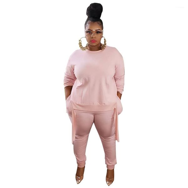 size ribbon long sleeve tshirt slim pencil pants ladies 2pcs clothing suit women pink two piece pants plus, White
size ribbon long sleeve tshirt slim pencil pants ladies 2pcs clothing suit women pink two piece pants plus, White
