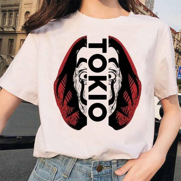 summer women tshirt new money heist tshirt fashion short sleeve women t shirt women casual tee graphic t-shirt, White
summer women tshirt new money heist tshirt fashion short sleeve women t shirt women casual tee graphic t-shirt, White