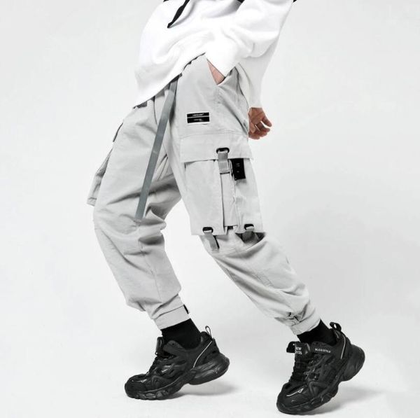 belt mulit-pockets cargo harem joggers pants men streetweat hip hop harajuku casual overalls street loose trousers w14281, Black
belt mulit-pockets cargo harem joggers pants men streetweat hip hop harajuku casual overalls street loose trousers w14281, Black