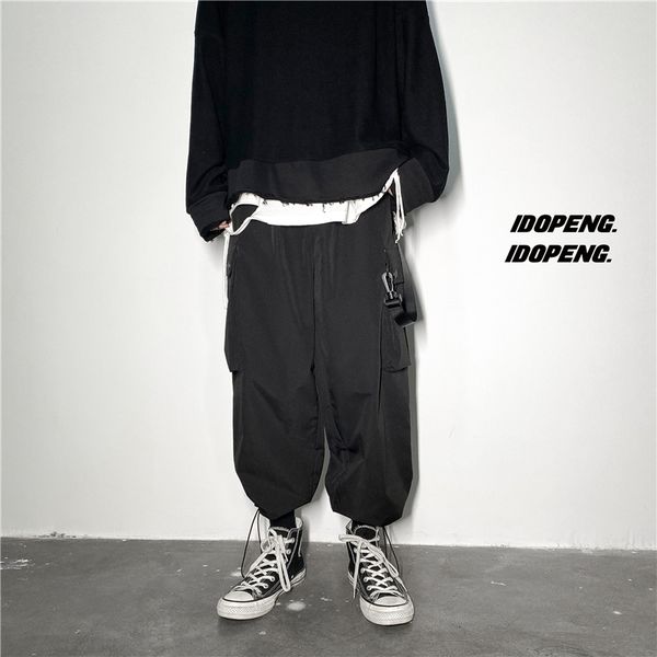 2021 new ankle-length black sweatpants streetwear spring autumn hip hop pants mens casual bigger pocket joggers trouers jn9i 
2021 new ankle-length black sweatpants streetwear spring autumn hip hop pants mens casual bigger pocket joggers trouers jn9i
