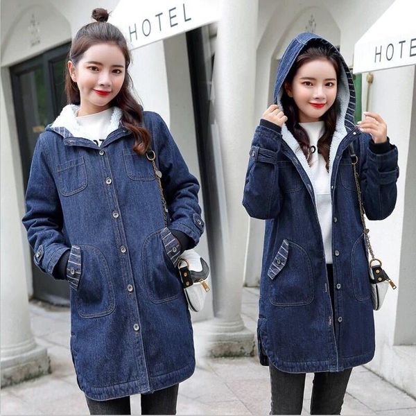 women's jackets plus size 5xl women basic coat denim warm winter jacket for jeans loose hooded outwear, Black;brown
women's jackets plus size 5xl women basic coat denim warm winter jacket for jeans loose hooded outwear, Black;brown
