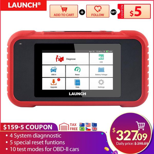 obd2 scanner crp129e (upgraded crp129) check engine abs srs transmission systems reset oil service/epb/tpms/sas/throttle
obd2 scanner crp129e (upgraded crp129) check engine abs srs transmission systems reset oil service/epb/tpms/sas/throttle