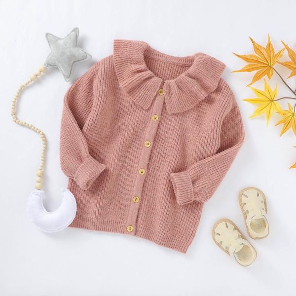pullover infant baby girls cardigan lovely long sleeve ruffle collar button up knit coat outerwear autumn sweater 5-10years, Blue
pullover infant baby girls cardigan lovely long sleeve ruffle collar button up knit coat outerwear autumn sweater 5-10years, Blue