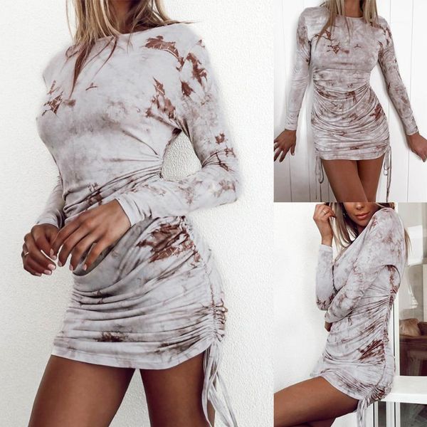 fashion women dress autumn casual long-sleeved dress fashion printed drawstring bandage skinny short pencil1, Black;gray
fashion women dress autumn casual long-sleeved dress fashion printed drawstring bandage skinny short pencil1, Black;gray