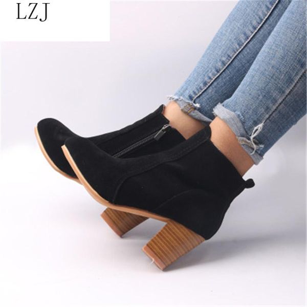 2020 women boots flock ankle boots spring autumn women ladies party western stretch fabric plus size 35-42, Black
2020 women boots flock ankle boots spring autumn women ladies party western stretch fabric plus size 35-42, Black