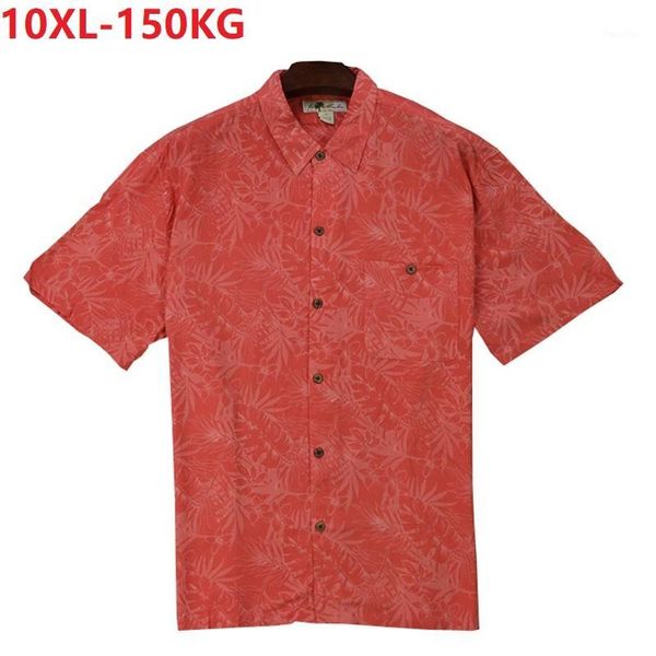 summer print flower shirts short sleeve men plus size 9xl 10xl hawaii holiday beach shirt oversize shirts thin1, White;black 
summer print flower shirts short sleeve men plus size 9xl 10xl hawaii holiday beach shirt oversize shirts thin1, White;black