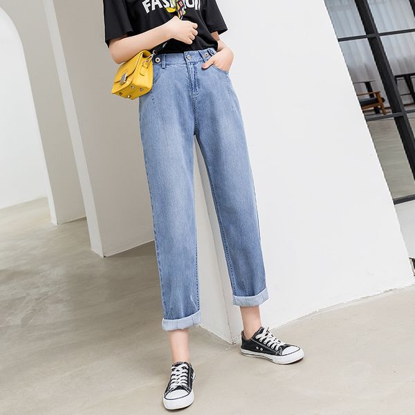 ice oxygen bar jeans women's spring and summer straight tube loose radish pants 2020 summer high waist and thin daddy pants 20150, Blue
ice oxygen bar jeans women's spring and summer straight tube loose radish pants 2020 summer high waist and thin daddy pants 20150, Blue