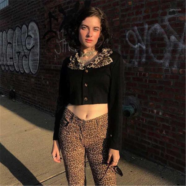women's blouses & shirts 2021 autumn and winter female pullover fashion leopard print button long sleeve slim turndown collar short hig, White
women's blouses & shirts 2021 autumn and winter female pullover fashion leopard print button long sleeve slim turndown collar short hig, White