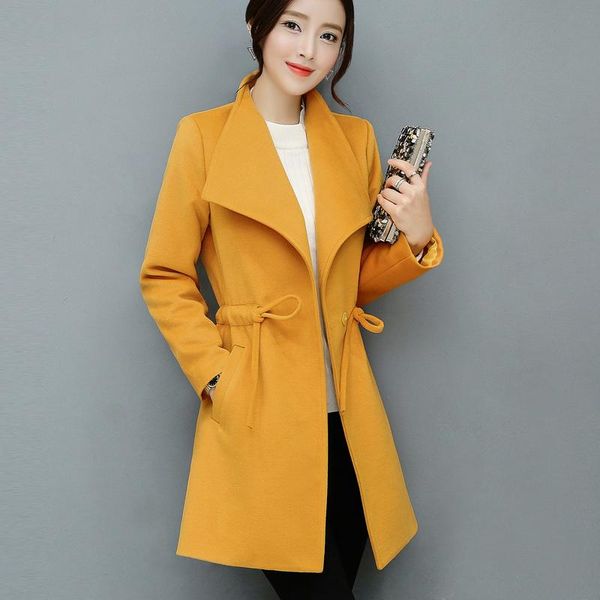 2020 autumn winter new women korean version of the coat in the long section of slim slimming woolen coat woolen female c13, Black
2020 autumn winter new women korean version of the coat in the long section of slim slimming woolen coat woolen female c13, Black