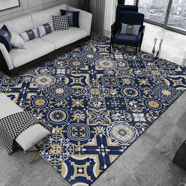 demissir mediterranean blue gemetric flowers printed carpets rugs for home living room bedroom kitchen bedside table pad1
demissir mediterranean blue gemetric flowers printed carpets rugs for home living room bedroom kitchen bedside table pad1