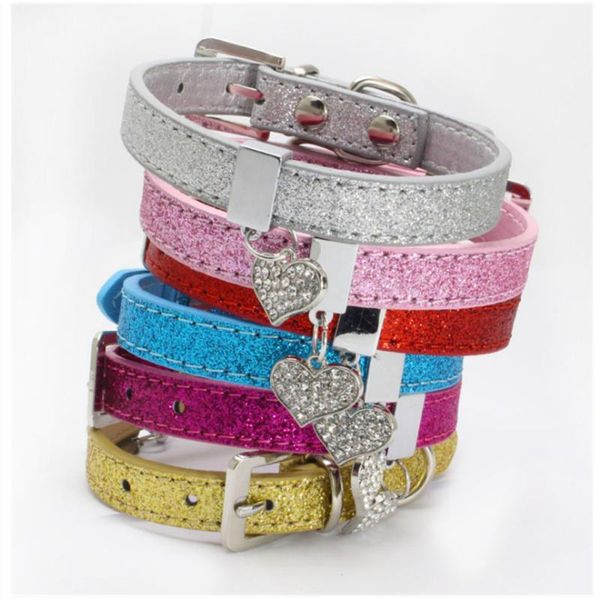 dog collars & leashes glitter pu leather collar adjustable pet puppy cat with bling heart shaped rhinestone pendant xs s
dog collars & leashes glitter pu leather collar adjustable pet puppy cat with bling heart shaped rhinestone pendant xs s
