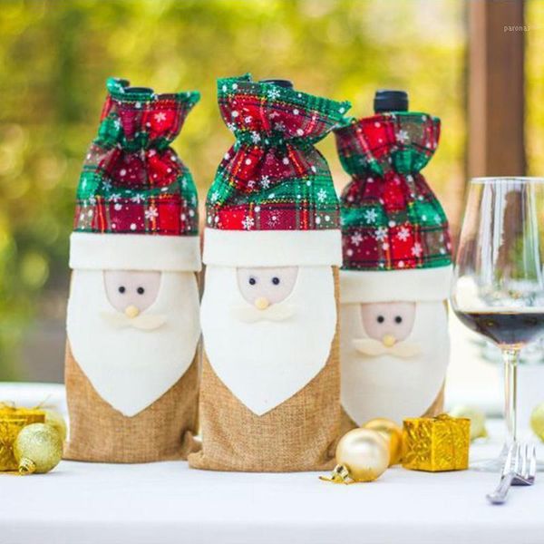 fashion santa xmas tree wine bottle cover bag gift wrap christmas dinner table decor
fashion santa xmas tree wine bottle cover bag gift wrap christmas dinner table decor