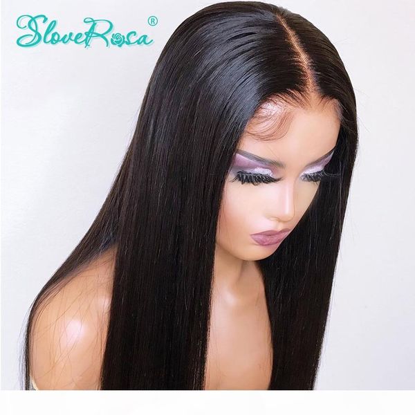 glueless 130% 150% 180% density long straight 13x4 lace front human hair wigs can by dyed peruvian remy hair full end slove rosa, Black
glueless 130% 150% 180% density long straight 13x4 lace front human hair wigs can by dyed peruvian remy hair full end slove rosa, Black