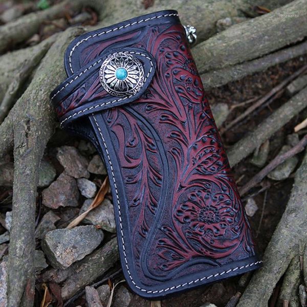 wallets men women multipurpose artificial cow leather wallet anti lost casual button open long japanese carved vintage holder handmade1, Red;black
wallets men women multipurpose artificial cow leather wallet anti lost casual button open long japanese carved vintage holder handmade1, Red;black