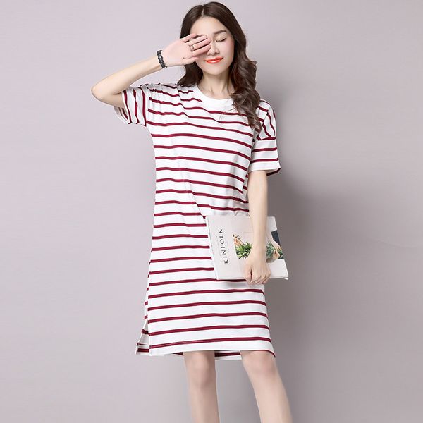 2021 new casual summer newer green cotton loose medium long dresses t stripe shirt female dress fy505 nws6, Black;gray
2021 new casual summer newer green cotton loose medium long dresses t stripe shirt female dress fy505 nws6, Black;gray