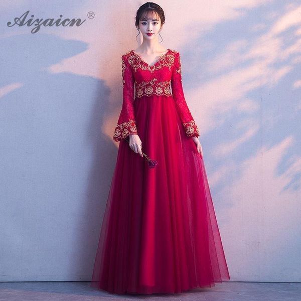 new fashion red bride lace cheongsam modern chinoise pregnent long dresses qi pao women chinese evening dress qipao vintage gown
new fashion red bride lace cheongsam modern chinoise pregnent long dresses qi pao women chinese evening dress qipao vintage gown