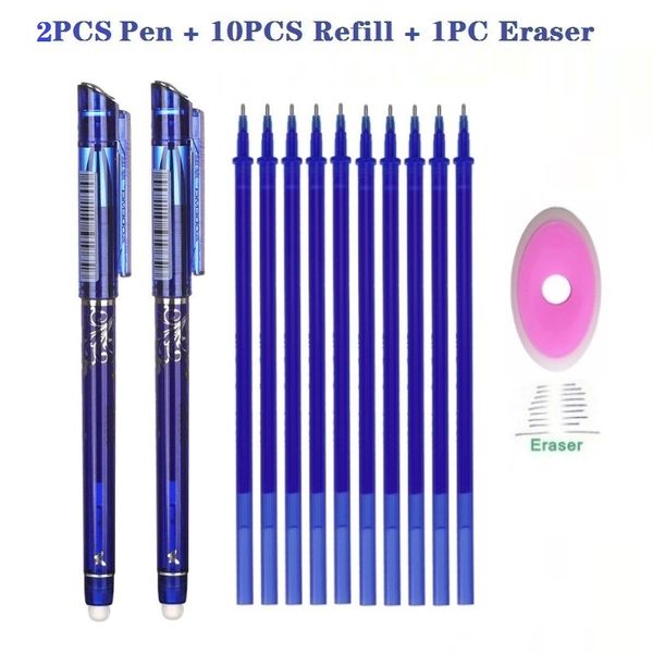 erasable pen set washable handle black blue ink writing gel pen rollerball pens for school office stationery supplies 040281
erasable pen set washable handle black blue ink writing gel pen rollerball pens for school office stationery supplies 040281