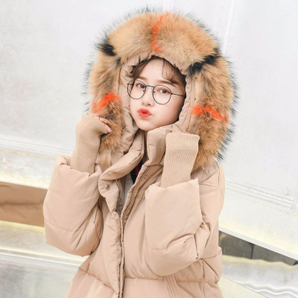korean large fur collar down jacket female thick short coat women 2020 new parka loose winter jackets veste femme kj494, Black
korean large fur collar down jacket female thick short coat women 2020 new parka loose winter jackets veste femme kj494, Black