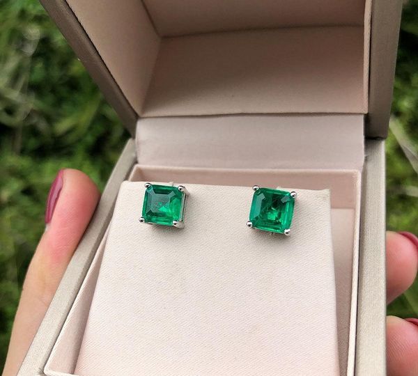 pansysen vintage square emerald gemstone stud earrings for women 100% real 925 sterling silver anniversary party women earrings11, Golden;silver
pansysen vintage square emerald gemstone stud earrings for women 100% real 925 sterling silver anniversary party women earrings11, Golden;silver