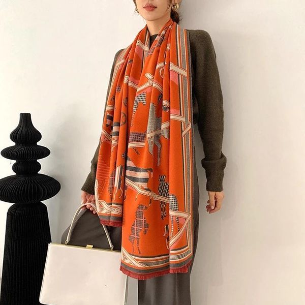 scarves thickening shawl 2021 autumn and winter double-sided scarf women korean version all-match cashmere scarf1, Blue;gray
scarves thickening shawl 2021 autumn and winter double-sided scarf women korean version all-match cashmere scarf1, Blue;gray