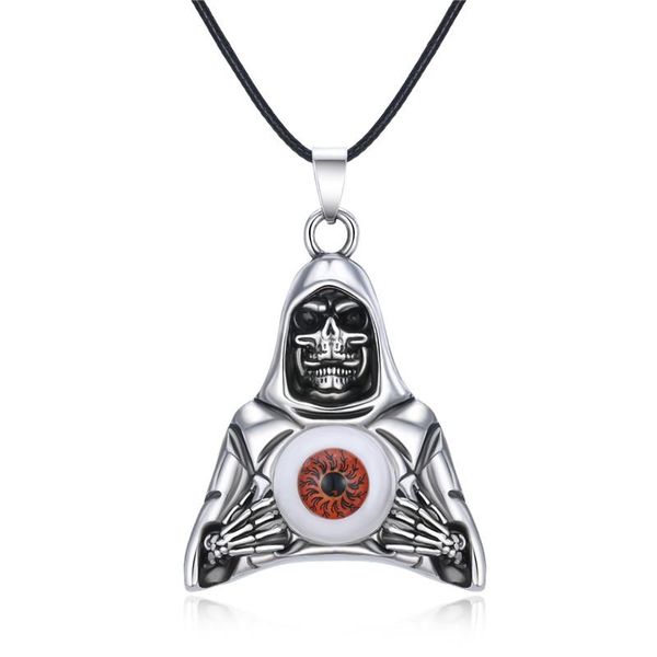 1pc gothic punk skull evil eye necklace for men women hiphop vintage metal color skeleton bead chain necklace choker jewelry wmttio, Bronze;silver
1pc gothic punk skull evil eye necklace for men women hiphop vintage metal color skeleton bead chain necklace choker jewelry wmttio, Bronze;silver