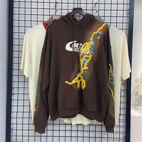 men's hoodies astro high street fashion pullover sweater foam printing lightning loose hip hop trendy hoodie, Black
men's hoodies astro high street fashion pullover sweater foam printing lightning loose hip hop trendy hoodie, Black