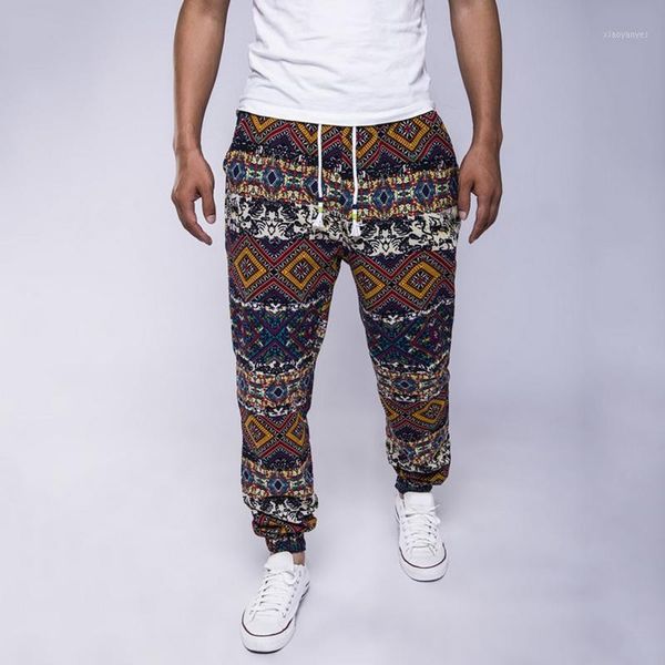 running pants loozykit national style men trousers long drawstring loose casual personal jogger leisure print1, Black;blue
running pants loozykit national style men trousers long drawstring loose casual personal jogger leisure print1, Black;blue
