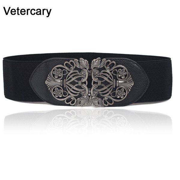 belle cummerbunds wide fashion woman belts vintage hollow metal buckles stretchy ladies elastic waistband for women, Black;brown
belle cummerbunds wide fashion woman belts vintage hollow metal buckles stretchy ladies elastic waistband for women, Black;brown