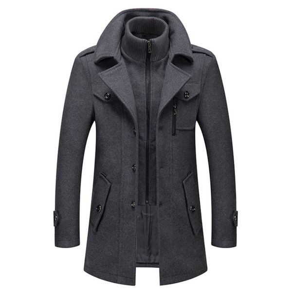 new men wool blends coats autumn winter solid color cold resistant men woolen overcoat double collar casual trench coat male, Black;brown
new men wool blends coats autumn winter solid color cold resistant men woolen overcoat double collar casual trench coat male, Black;brown